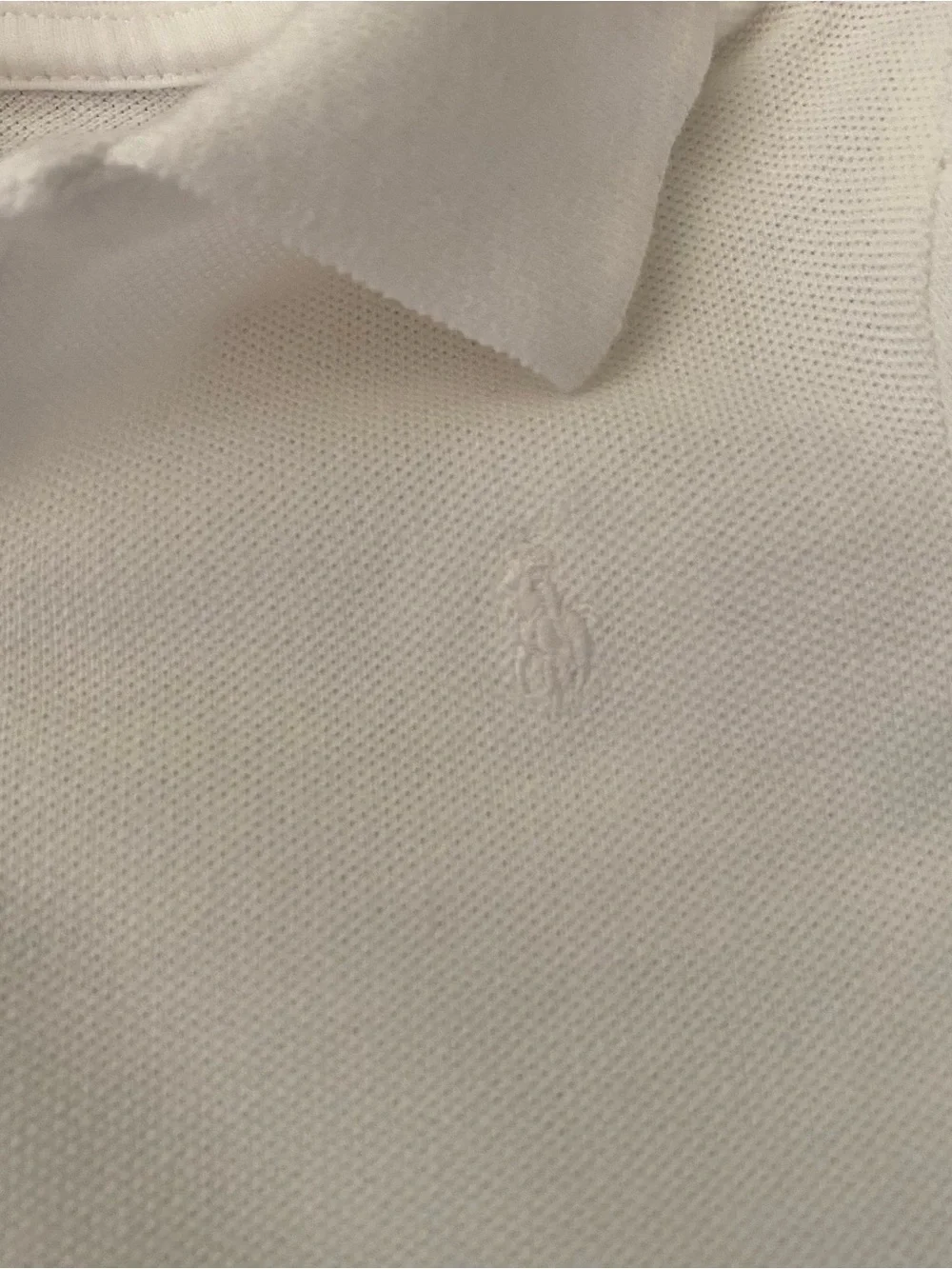 Ralph Lauren White Polo Peplum Bubble Romper